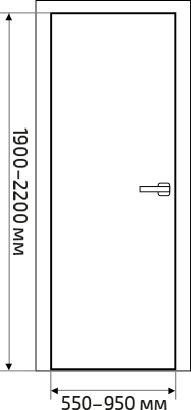 Схема двери